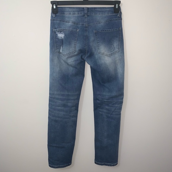 Revamped | Denim Blue Ripped Jeans - Picture 6 of 6